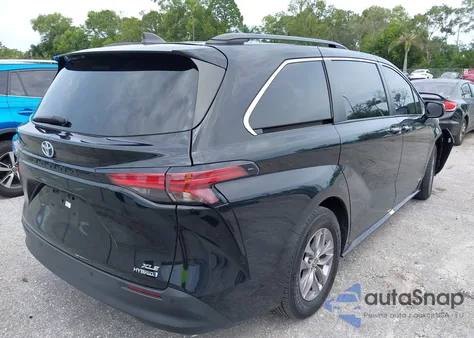 2021 Toyota Sienna Xle из США, поврежденный, VIN 5TDYRKEC3MS058534